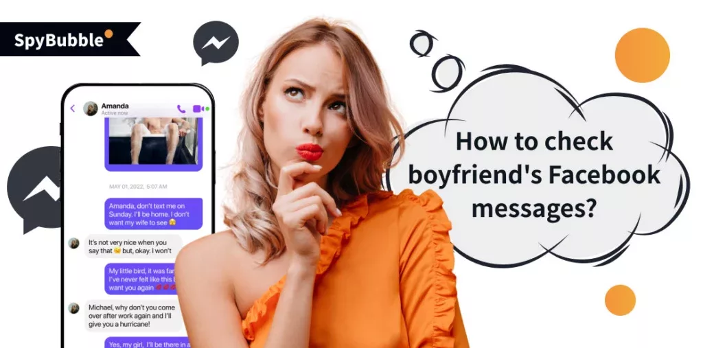 Check boyfriend's facebook messages without touching his phone
