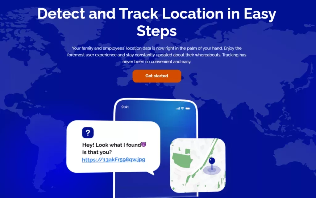 LocationTracker website