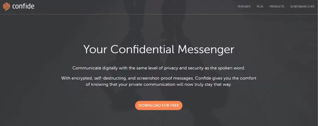 Confide – Blocks Screenshots and Allows Disappearing Messages