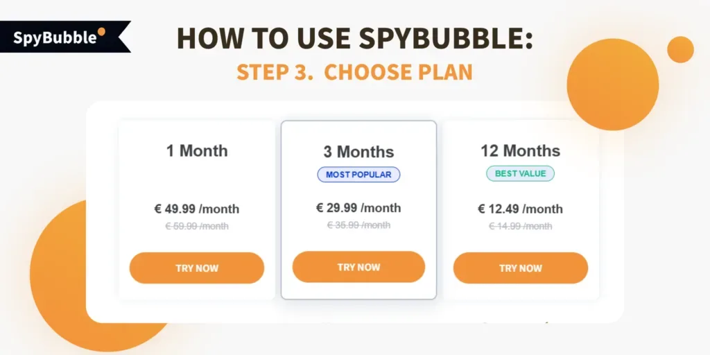 Step 3. Choose plan