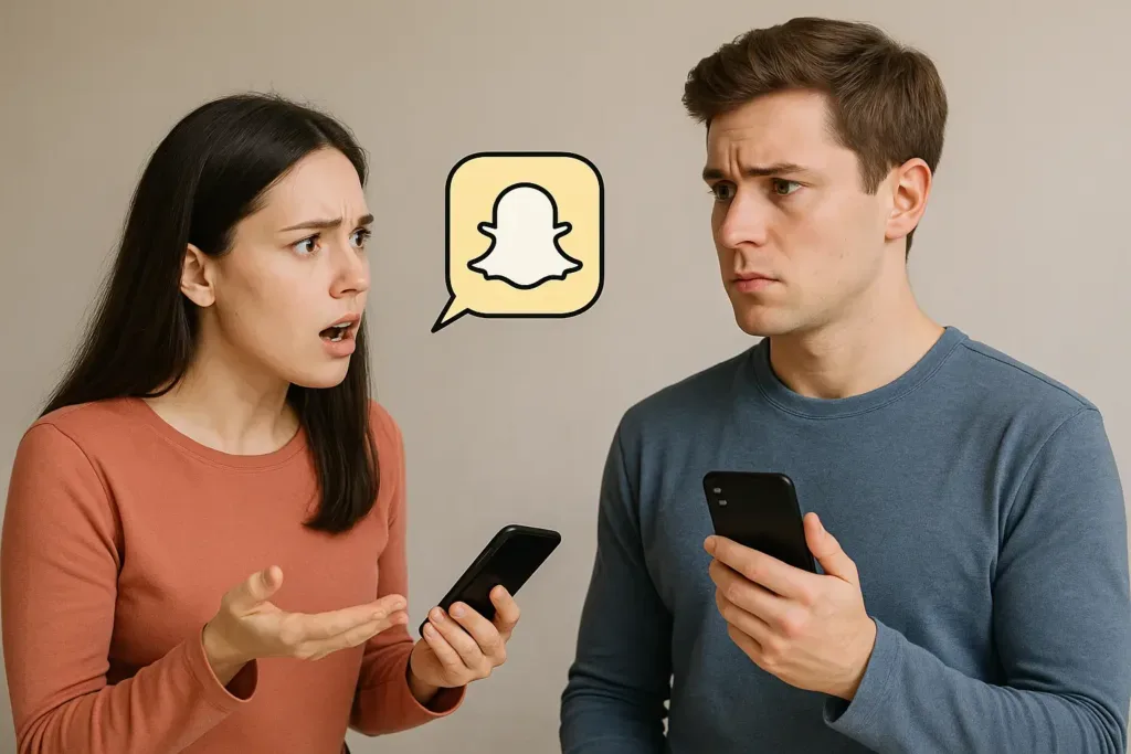 snapchat tromperie
