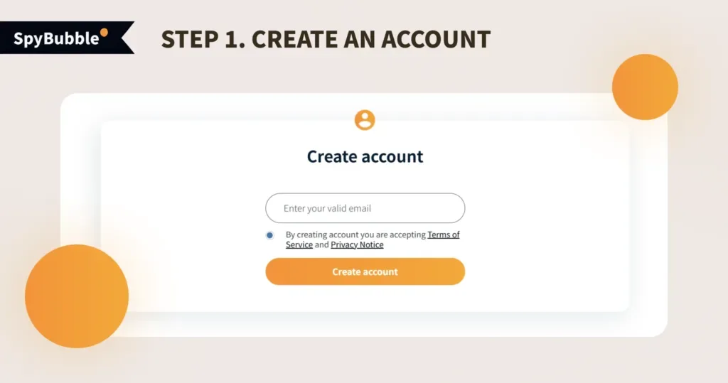  Create an account - instructions by SpyBubble