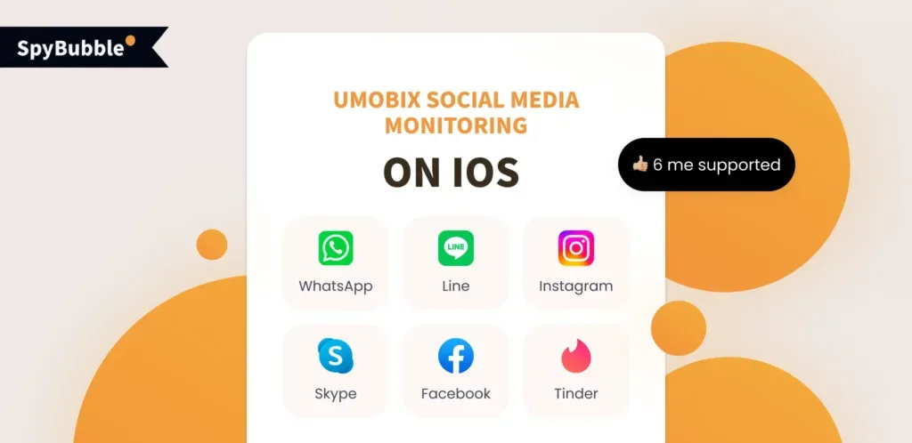 uMobix social media monitoring on iOS