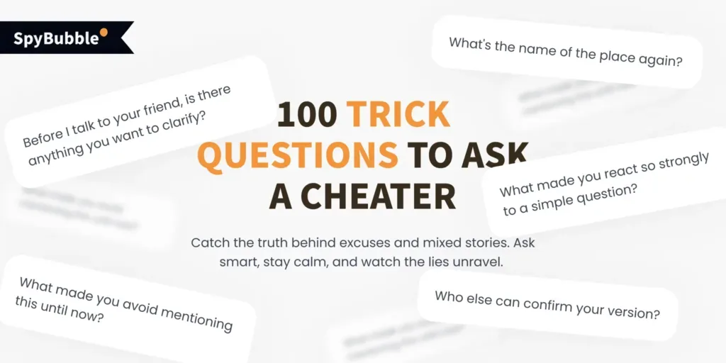 100 Trick Questions to Ask a Cheater