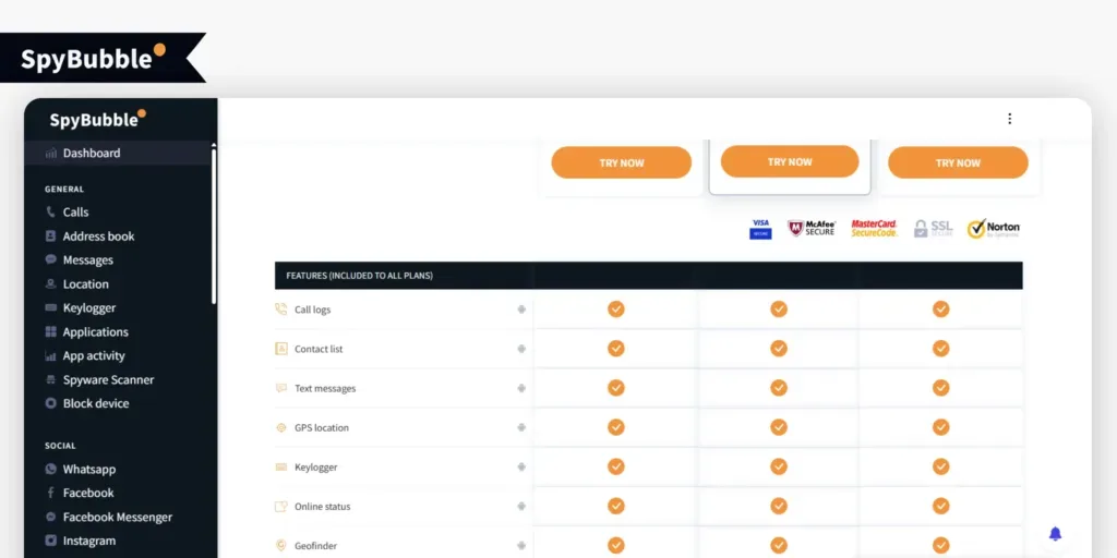 SpyBubble: Get Clarity on Trust Issues
